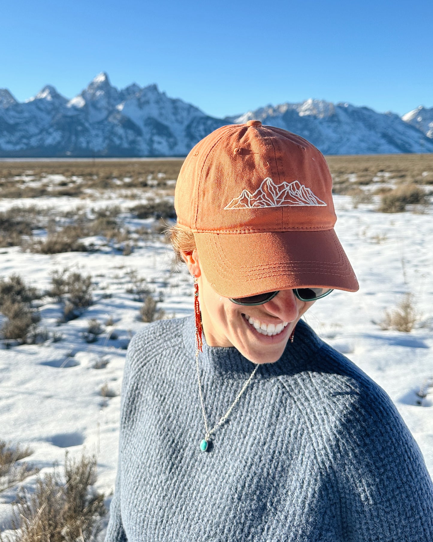 Teton range baseball hat