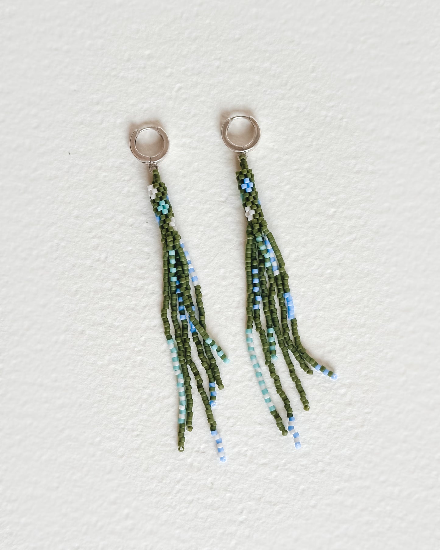 Cascade fringe earrings