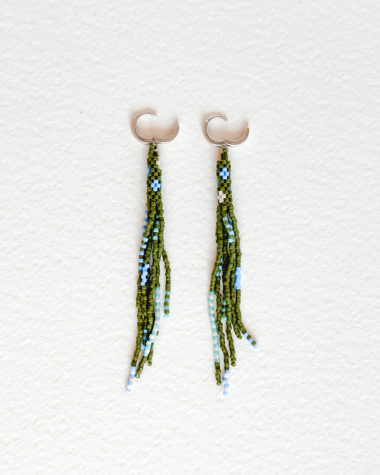 Cascade fringe earrings