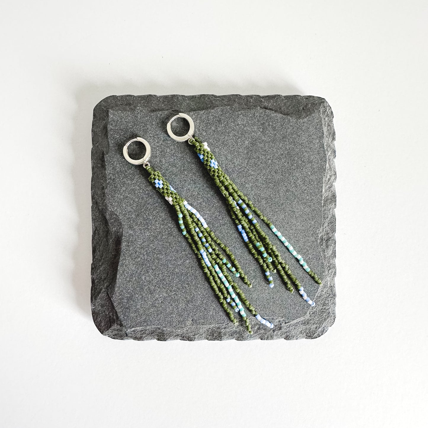 Cascade fringe earrings