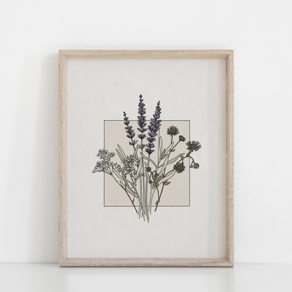 Lavender print