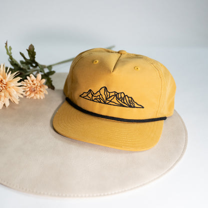 Teton range rope hat