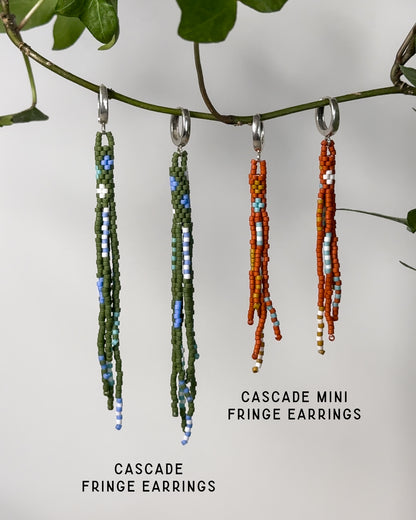 Cascade Mini fringe earrings