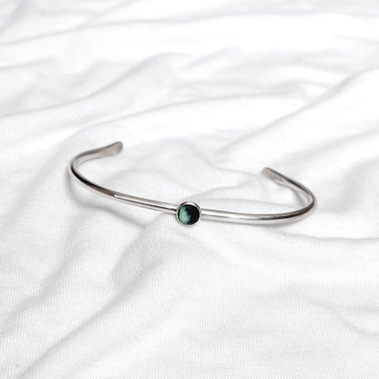 Mini turquoise cuff bracelet