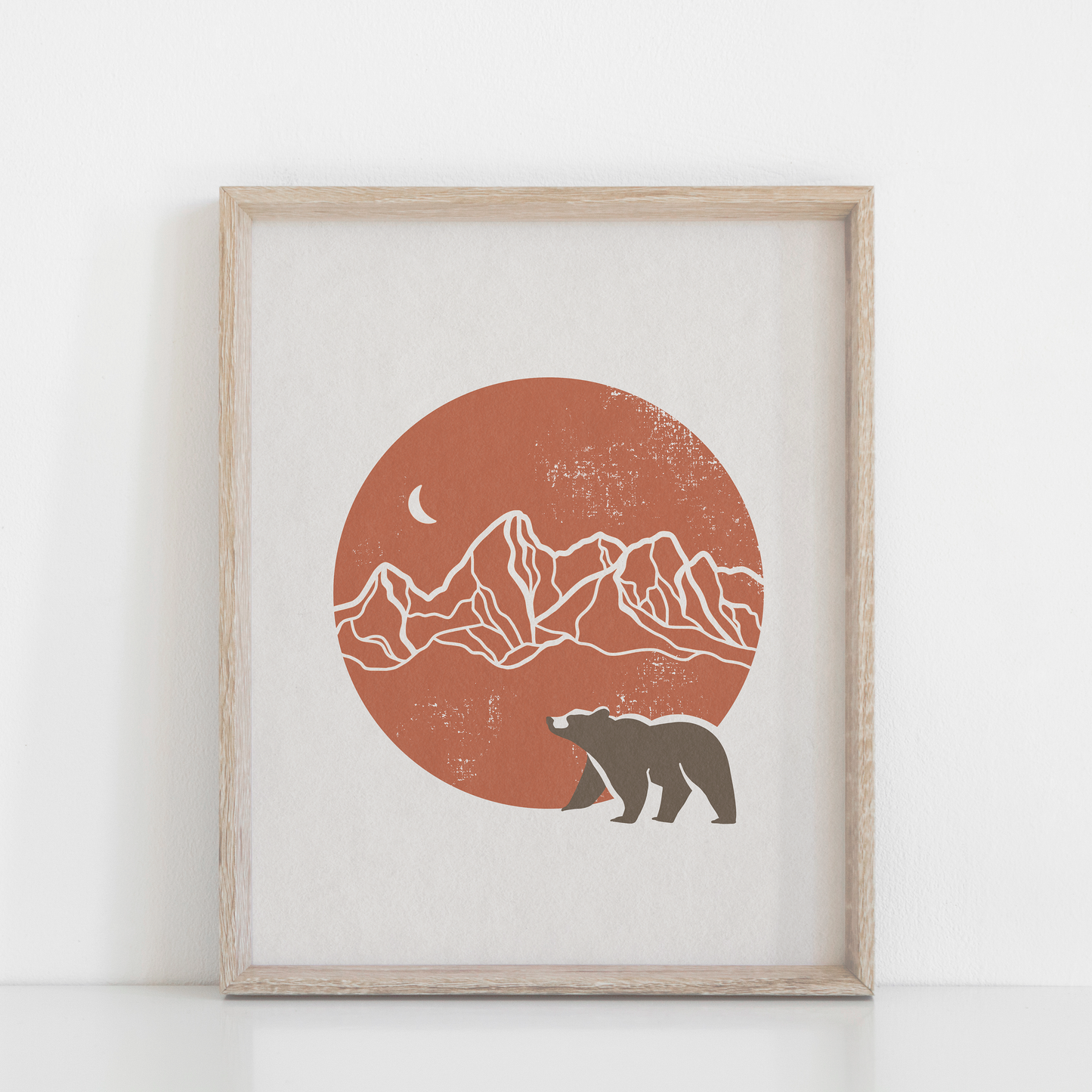 Teton range print