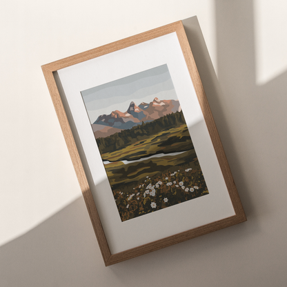 Teton meadows print