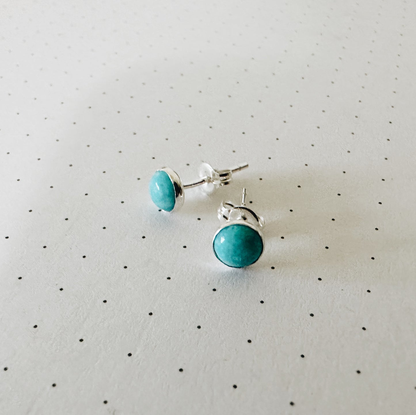 Turquoise stud earrings